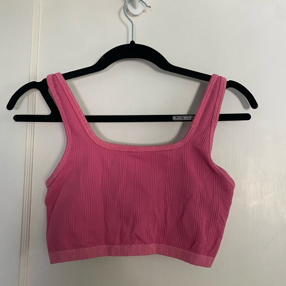 AERIE Cropped Pink Tank